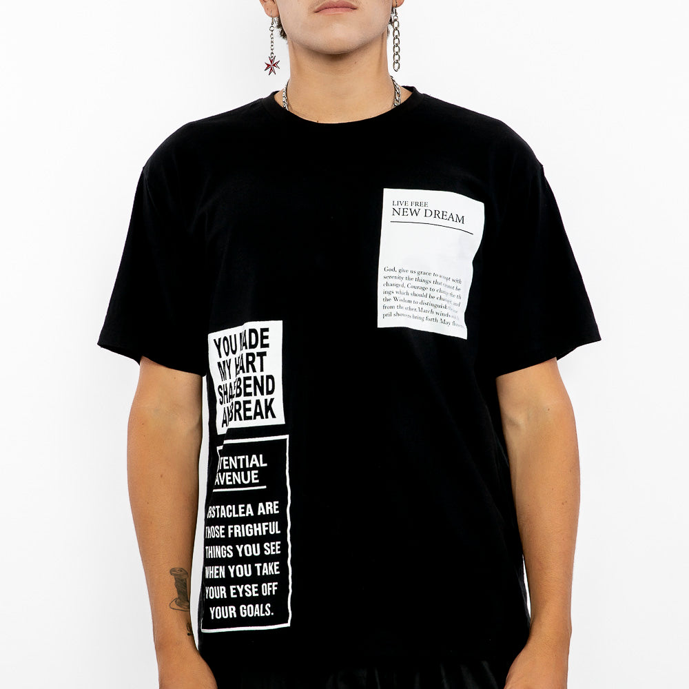 Load image into Gallery viewer, "Relentless Pursuit Tee-Men" Graphic T-Shirt-Le Fruit Défendu NYC-urban streetwear