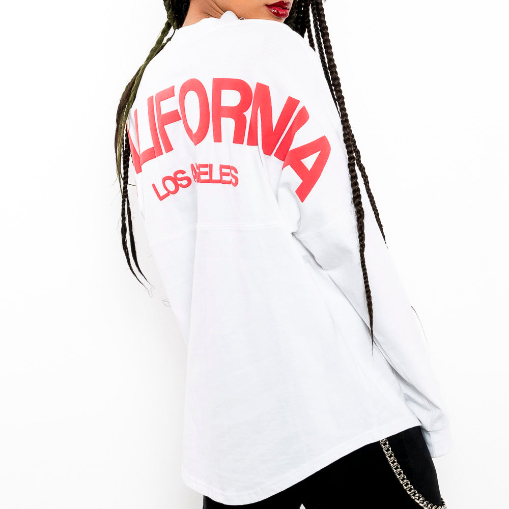 Load image into Gallery viewer, "California Pullover Sweater-Women" Comfort Fit Sweater-Le Fruit Défendu NYC-streetwear sweatshirts