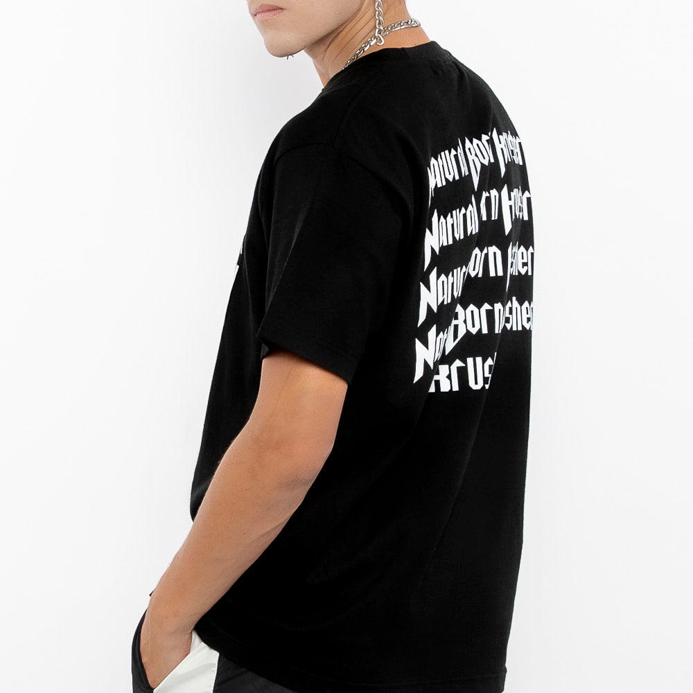 Load image into Gallery viewer, "Krusher Tee Men" Natural Cut 100% Cotton Tee-Le Fruit Défendu NYC-mens streetwear
