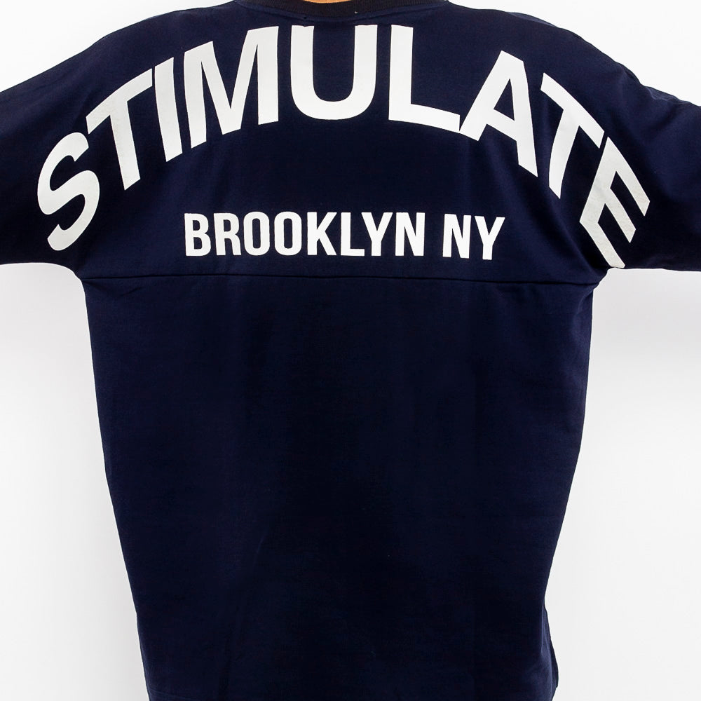 Load image into Gallery viewer, "Stimulate NYC Pullover Sweater-Men" Comfort Fit Cotton Sweater-Le Fruit Défendu NYC-Urban Streetwear