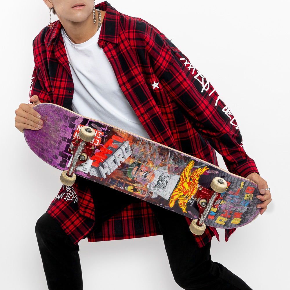Load image into Gallery viewer, "Paradox Button-down Black-Red Shirt"-Le Fruit Défendu NYC-mens streetwear