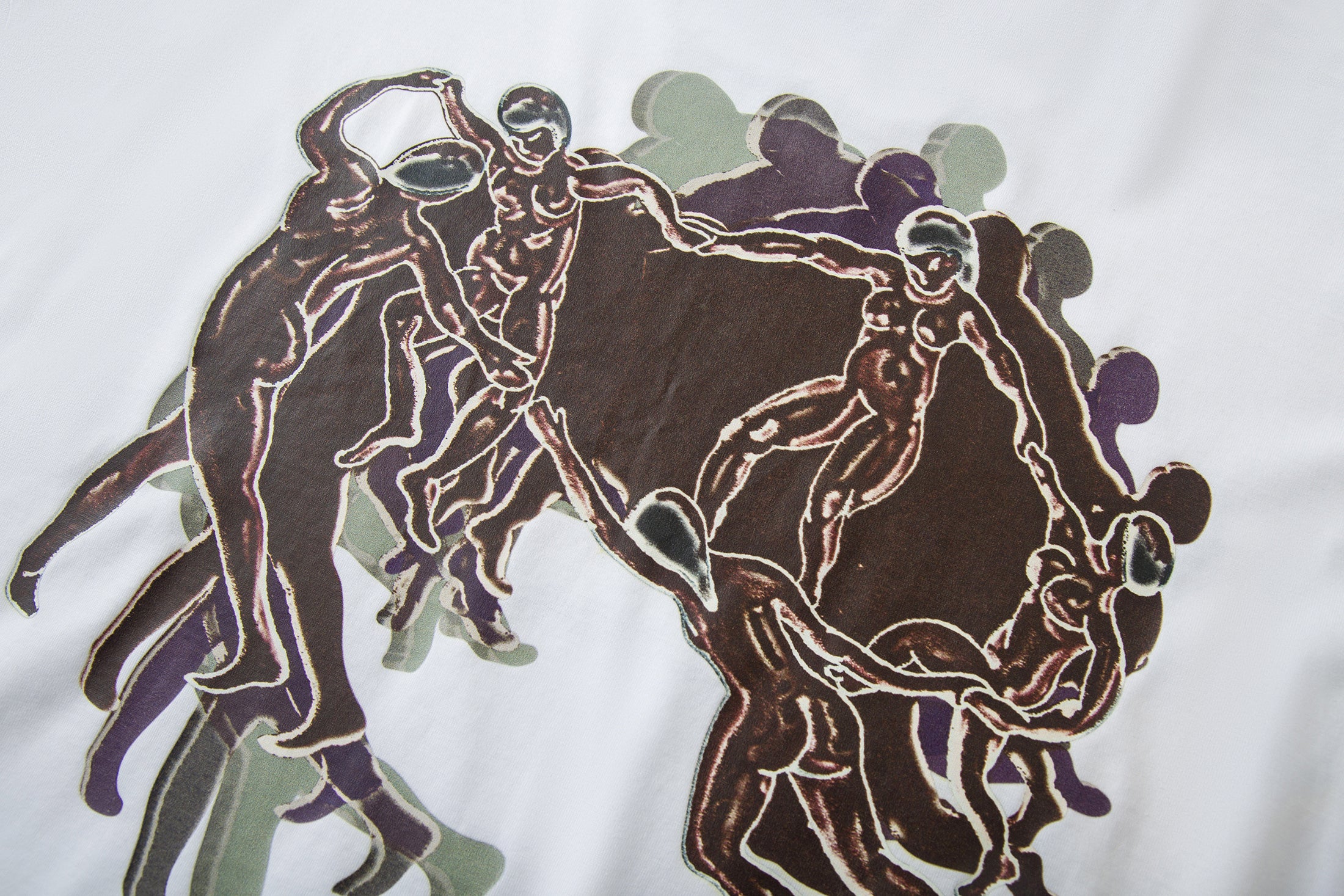 Load image into Gallery viewer, Le Fruit Defendu Ring Dance T-Shirt - White