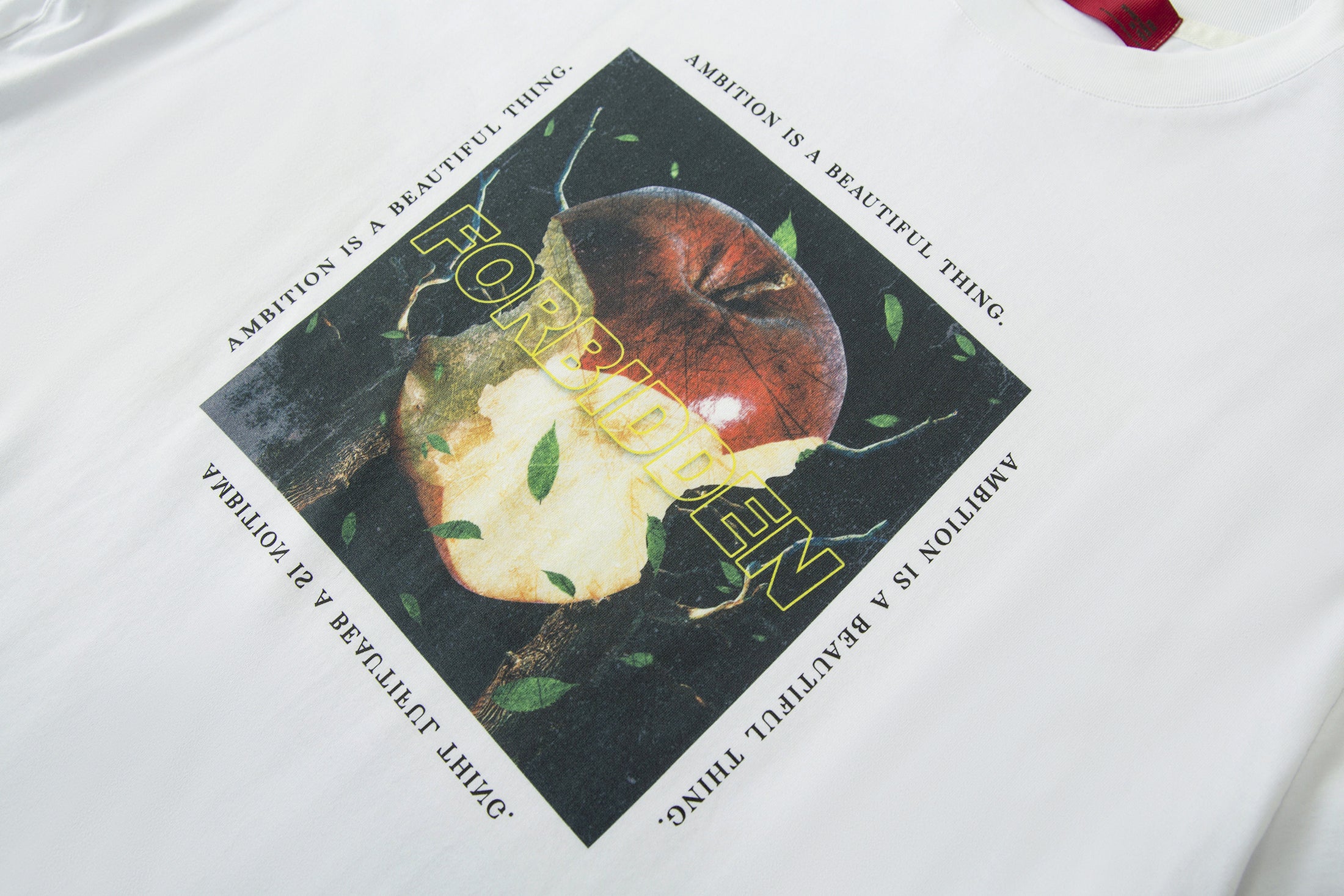 Load image into Gallery viewer, Ambition- White Print T-shirt