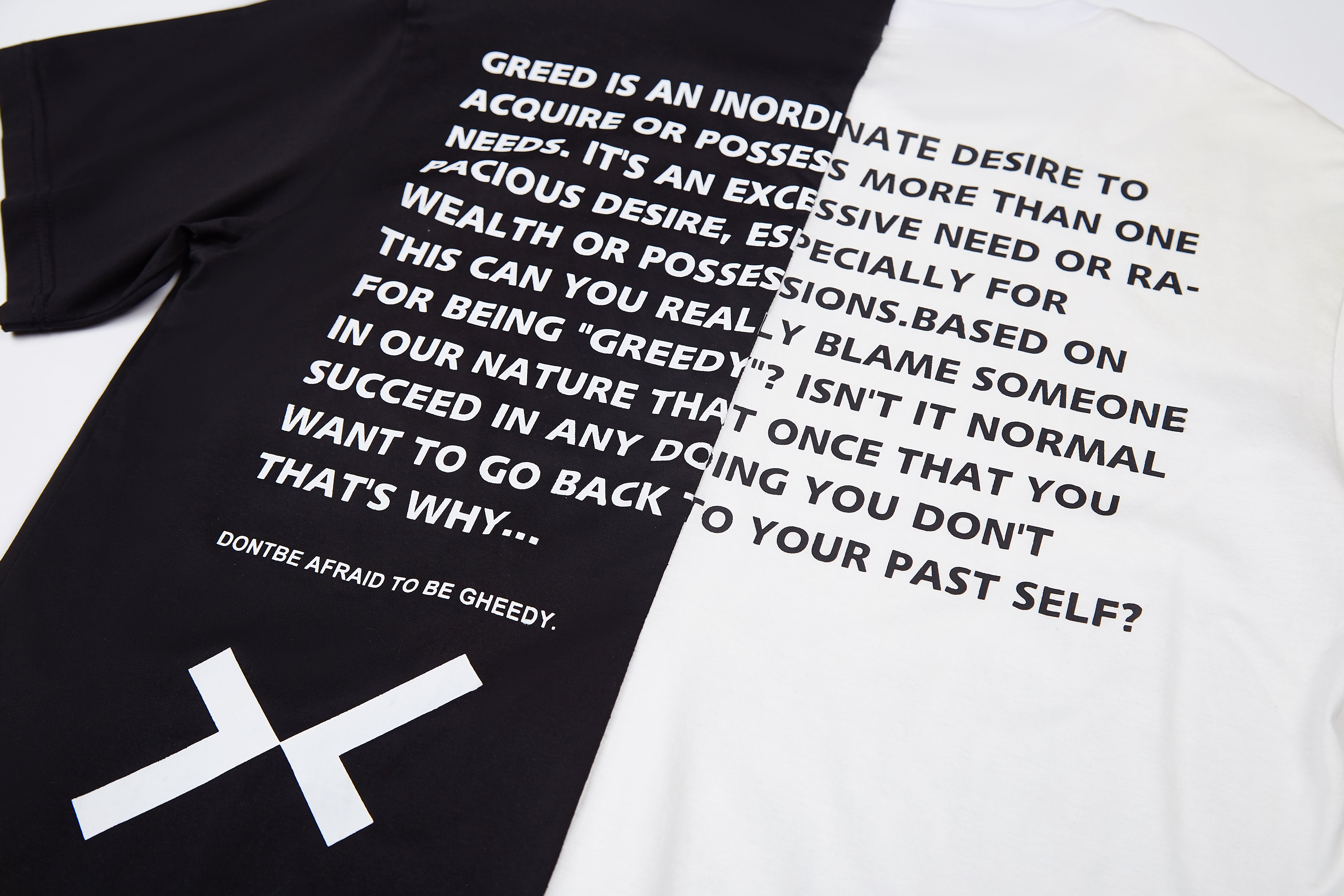 Load image into Gallery viewer, LFD Greedy T-shirt (Black/White)