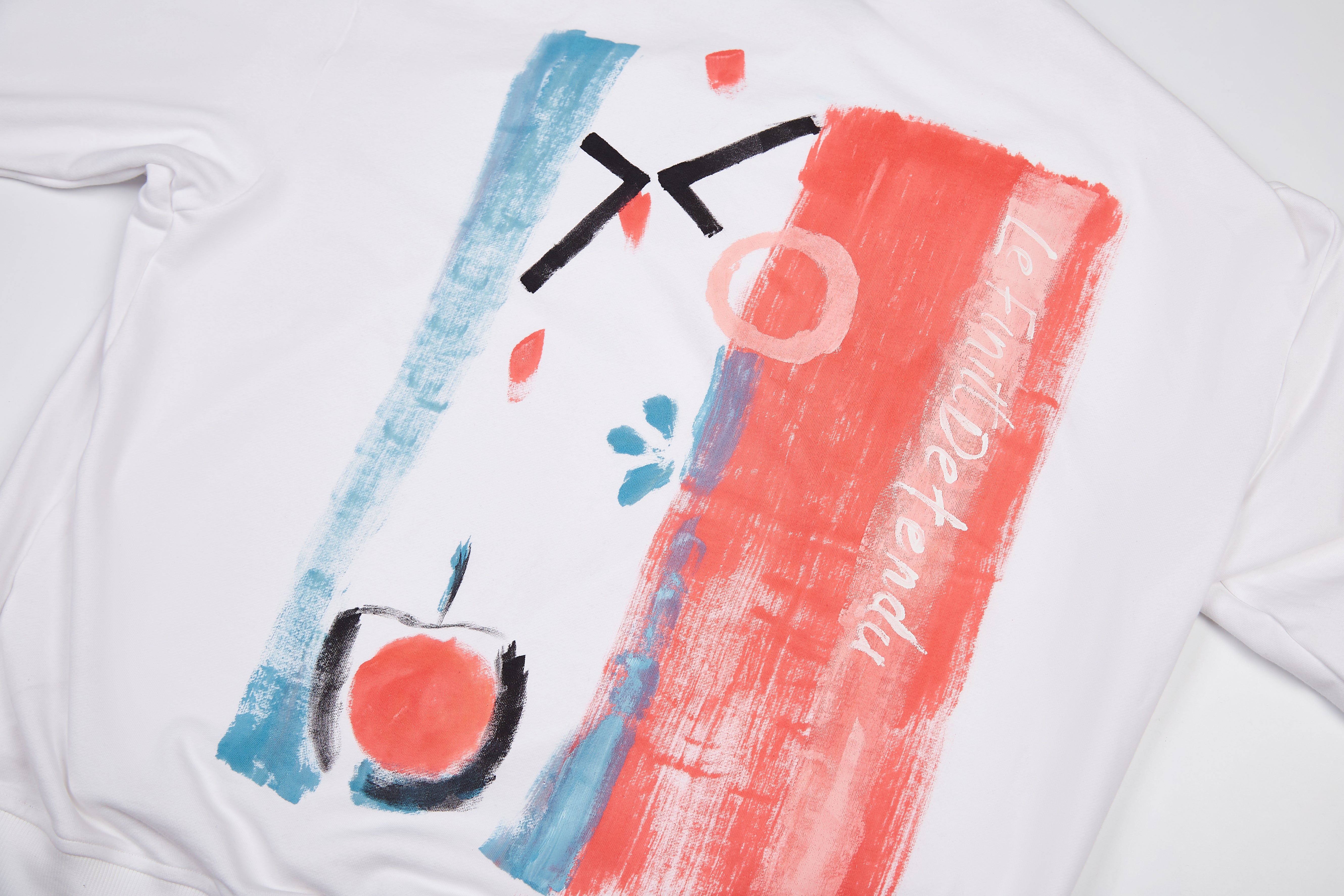 Load image into Gallery viewer, Le Fruit Defendu Betrayal Sweatshirt White