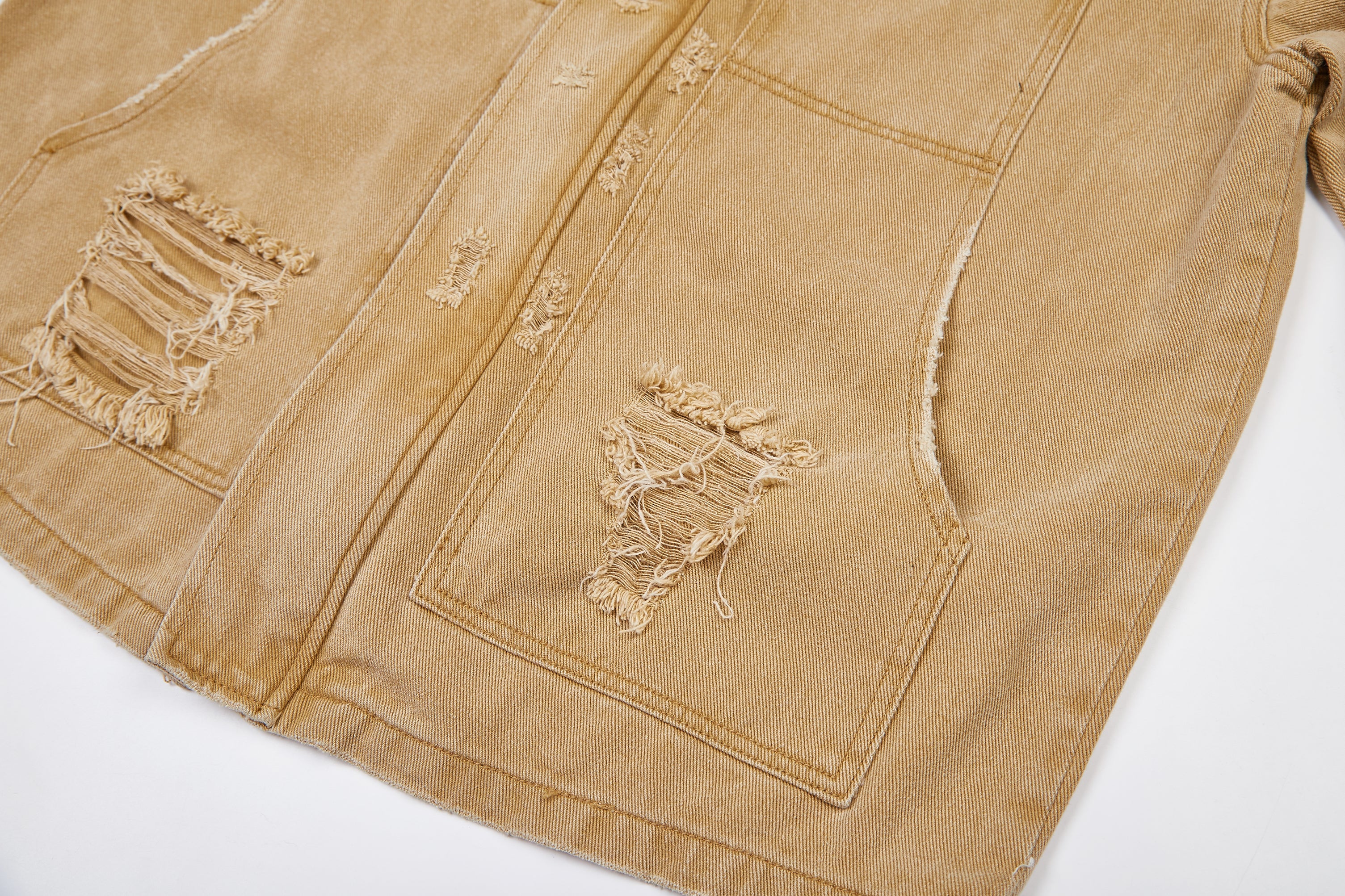 Load image into Gallery viewer, LFD Distressed Work Jacket - Brown