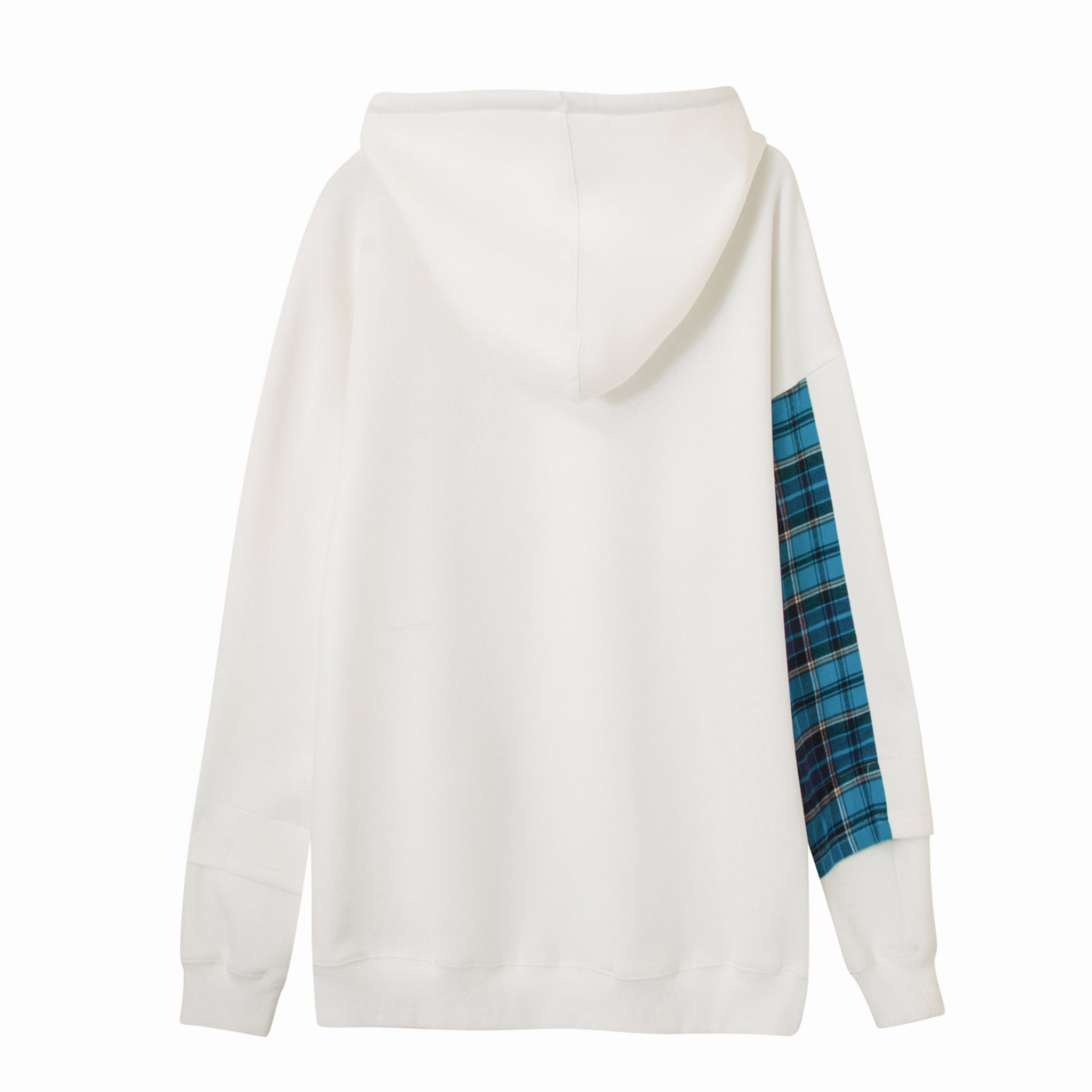 Load image into Gallery viewer, LFD Tartan Mix Hoodie - White