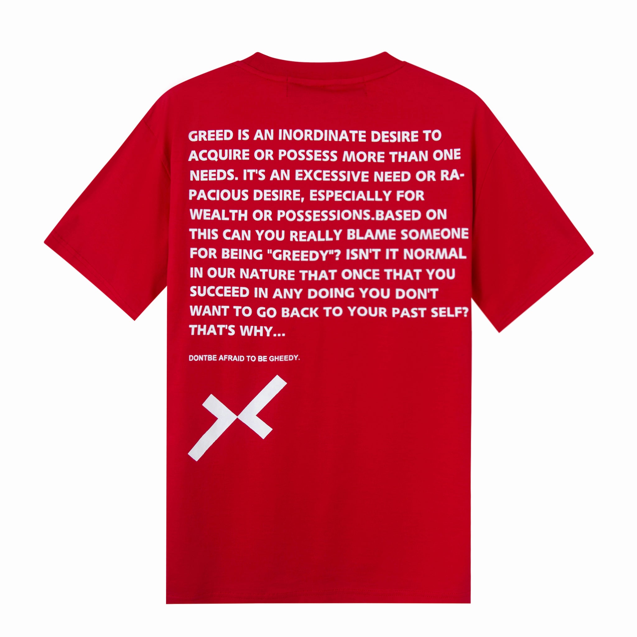 Load image into Gallery viewer, Greedy T-shirt - Red