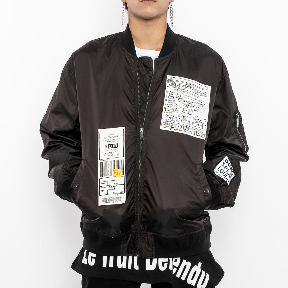 No Apologies Bomber Jacket-Men