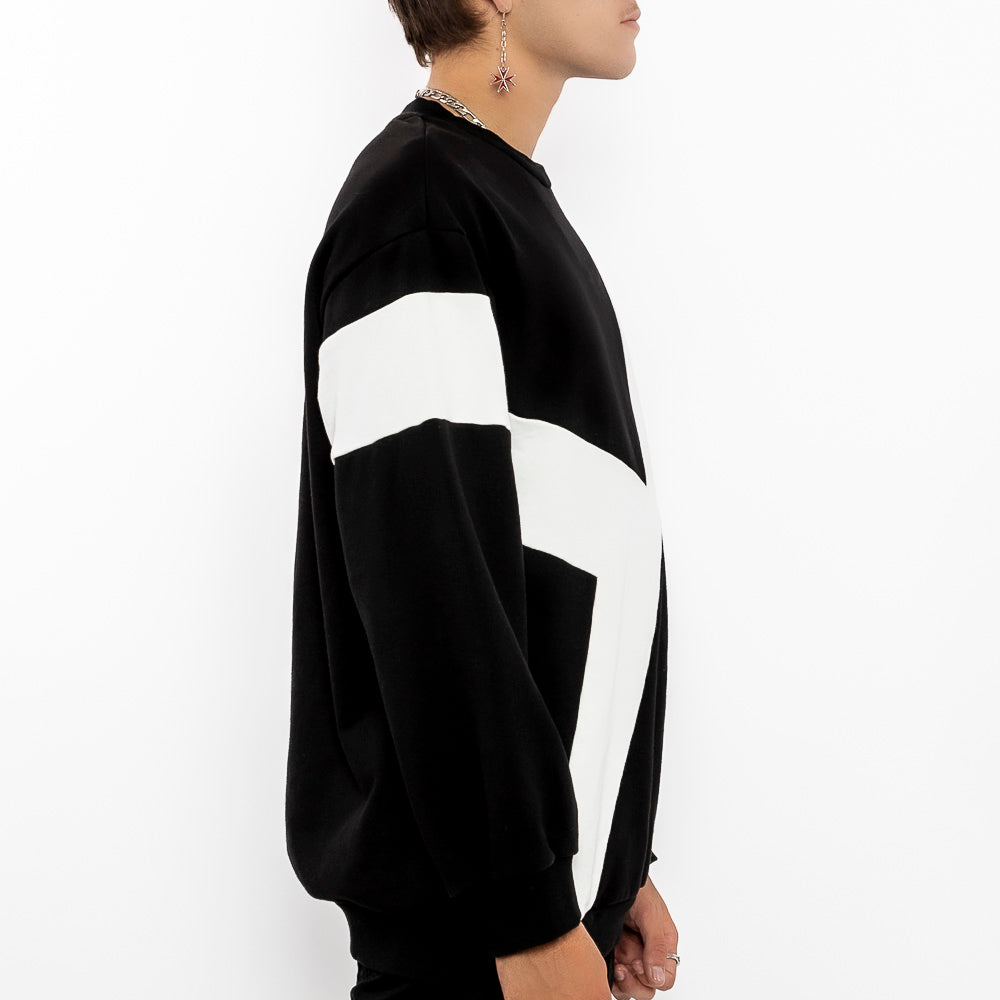 "LFD Sweater Men" Striped Sweater-Le Fruit Défendu NYC-streetwear brand