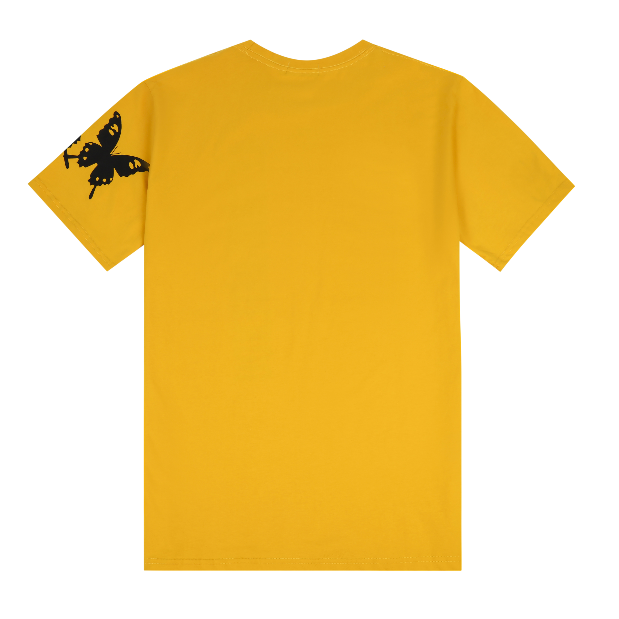 Beauty Landed on Me - Oversized Tee- Yellow
