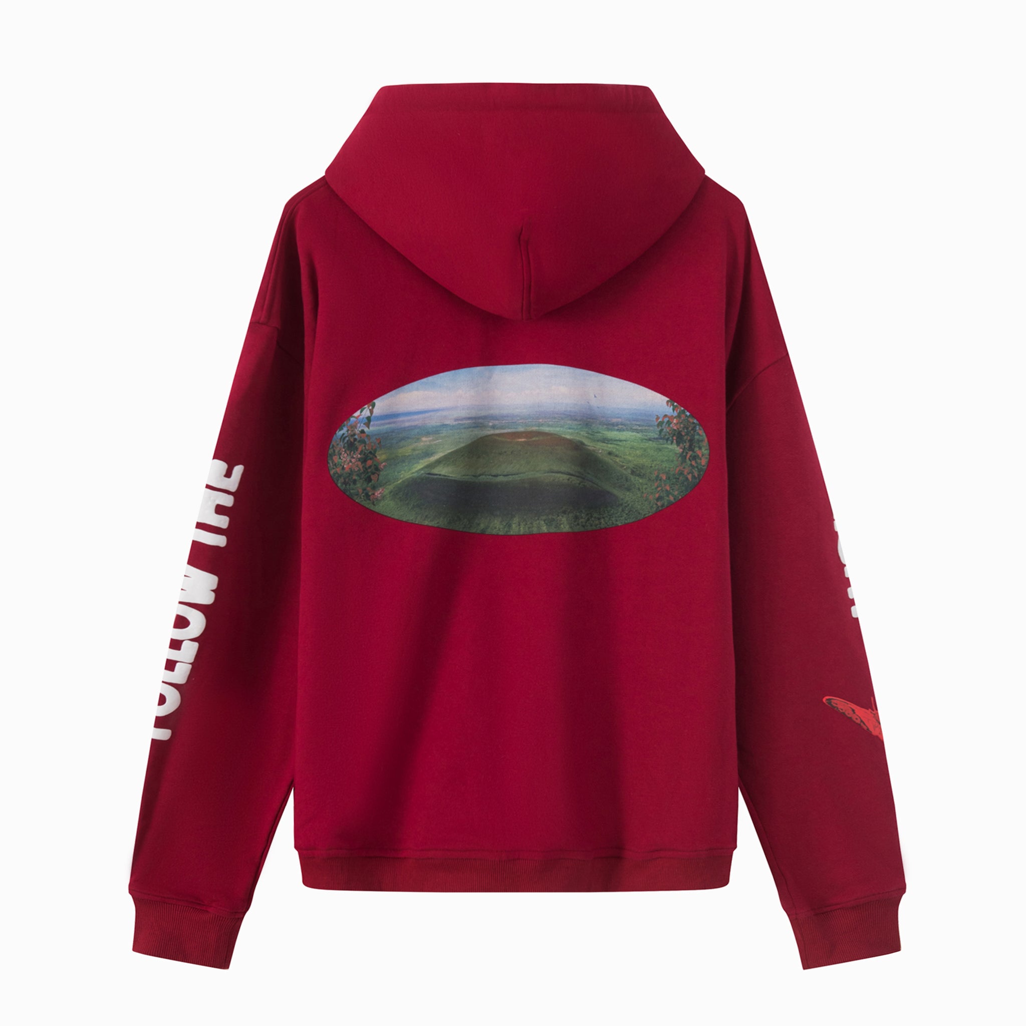 Le Fruit Defendu Brick Road Hoodie Red