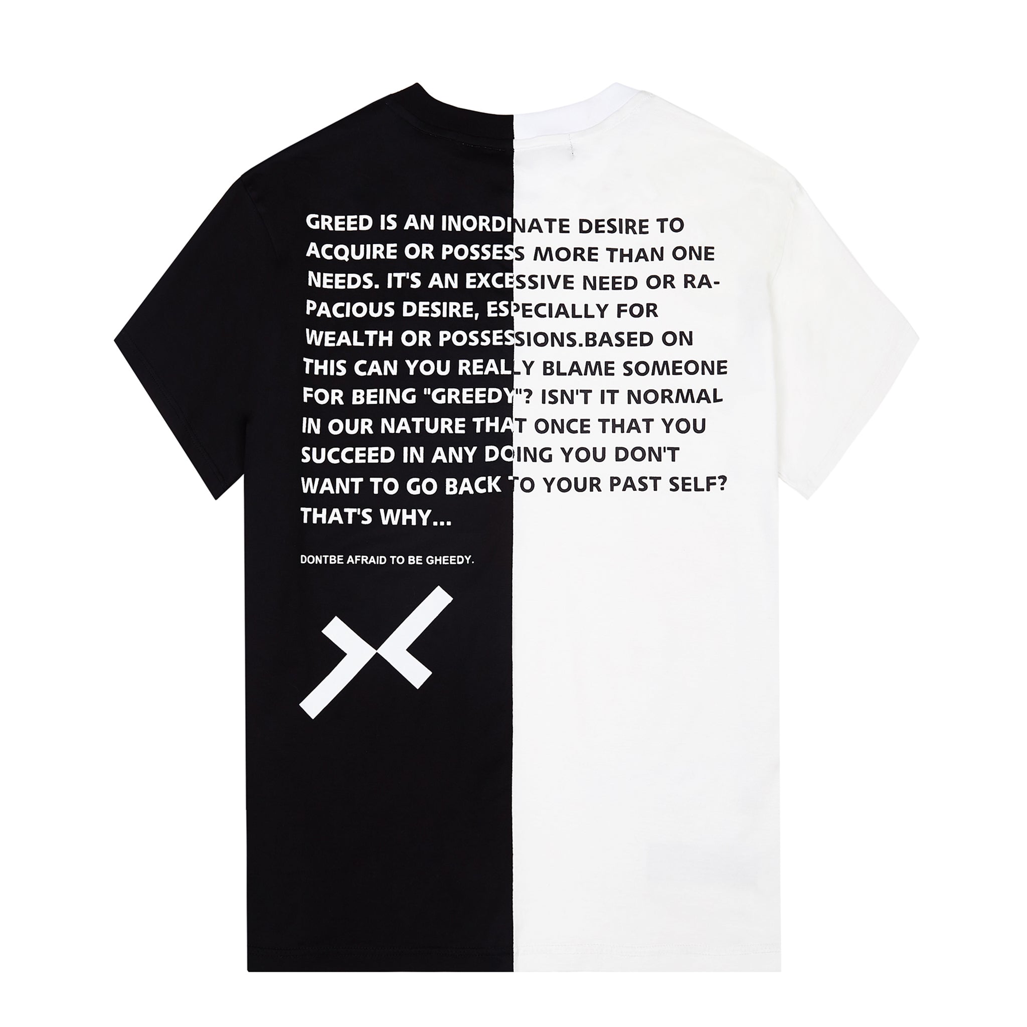 LFD Greedy T-shirt (Black/White)