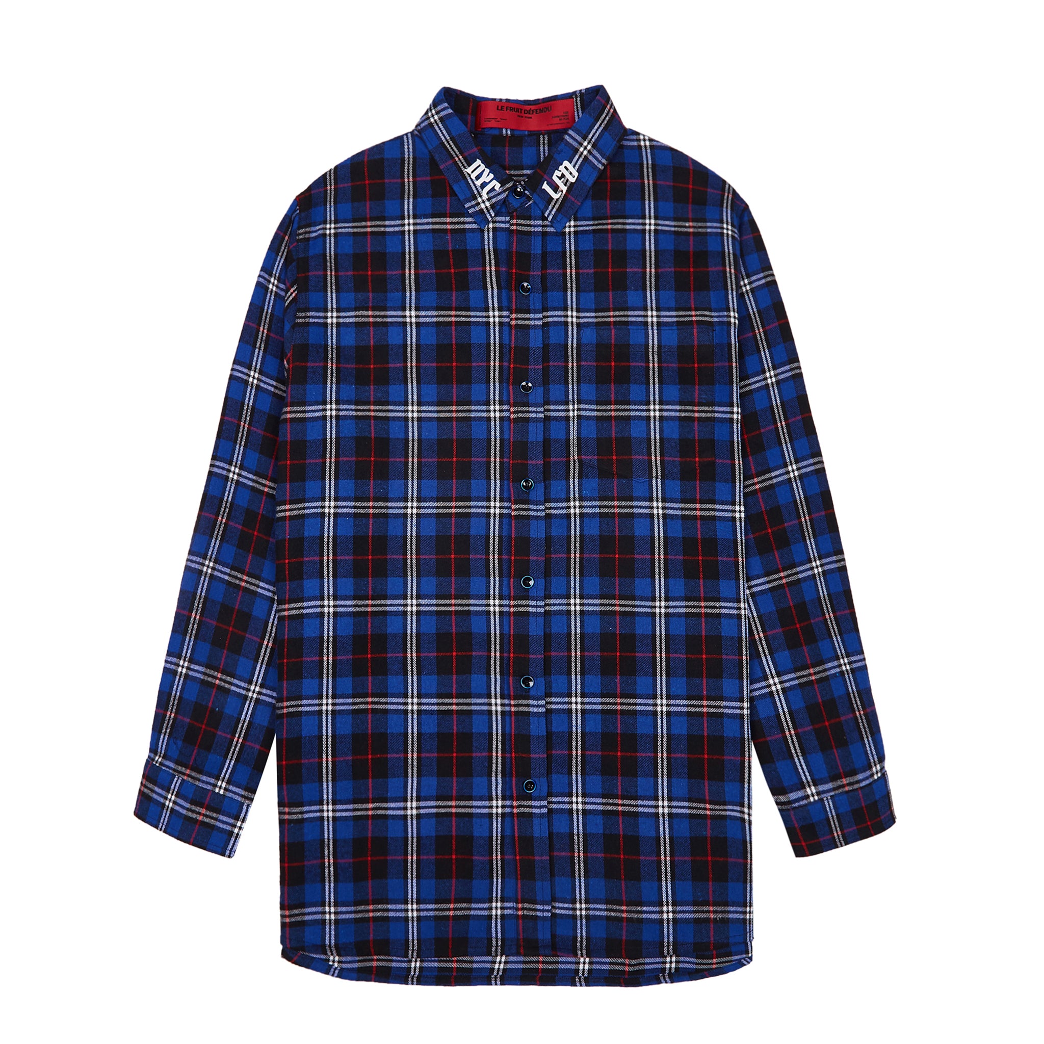 La Vie en Rose Check Shirt - Blue