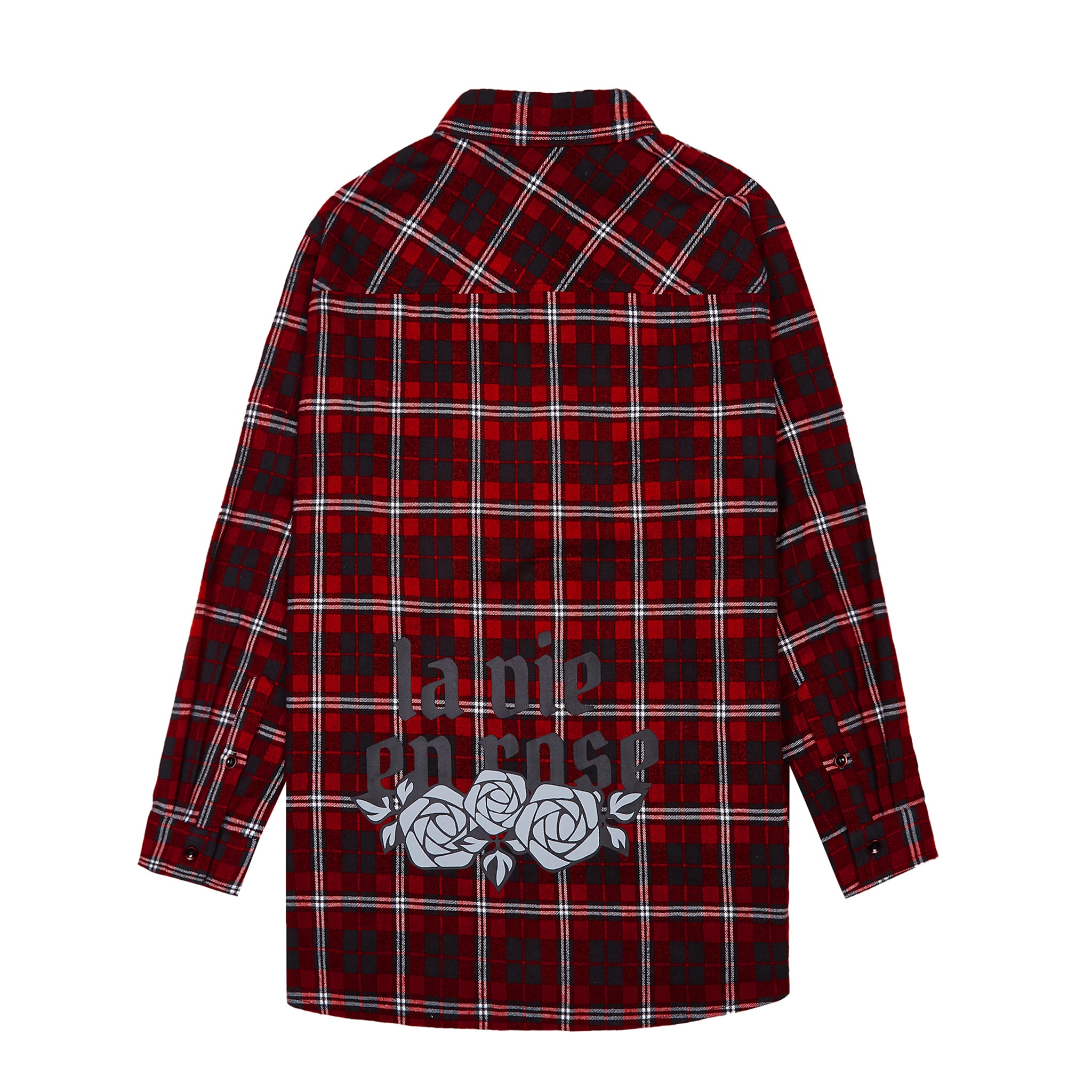 La Vie en Rose Check Shirt - Red