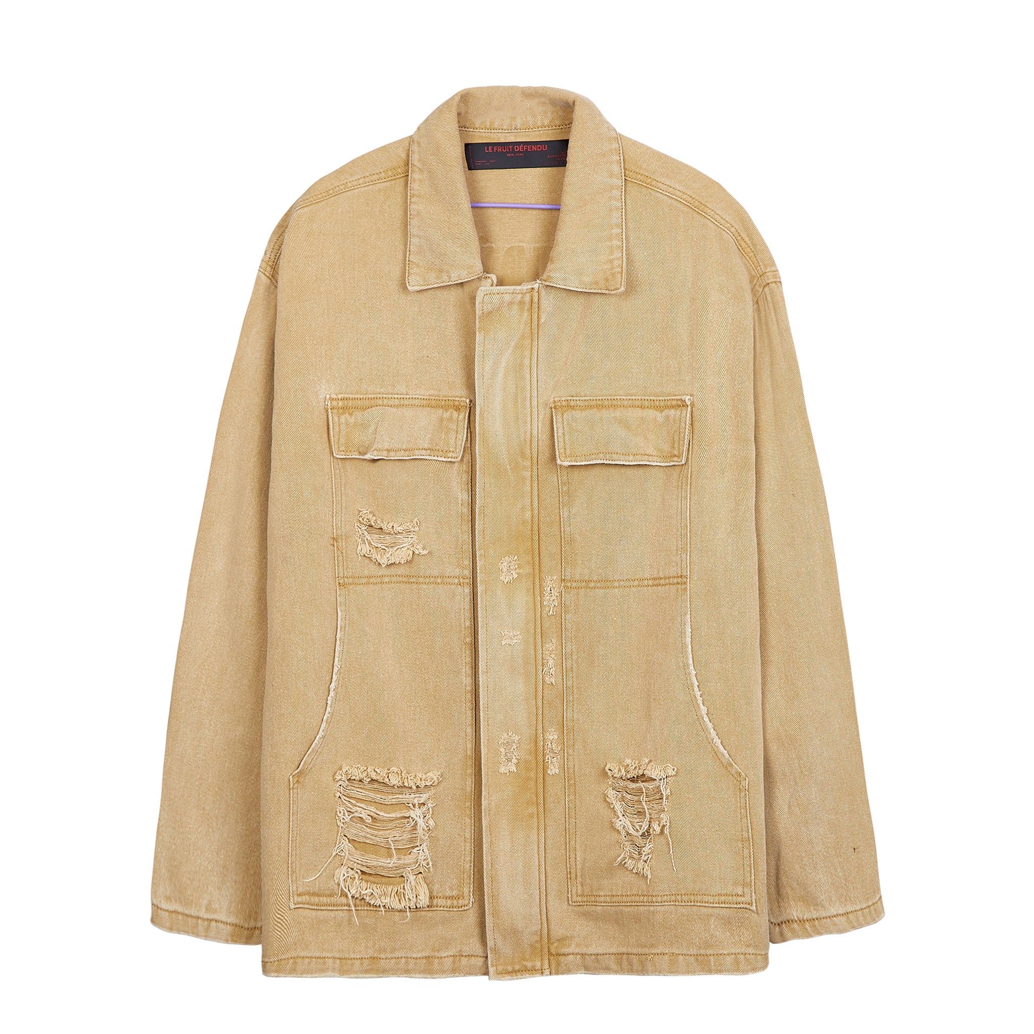 Load image into Gallery viewer, LFD Distressed Work Jacket - Brown