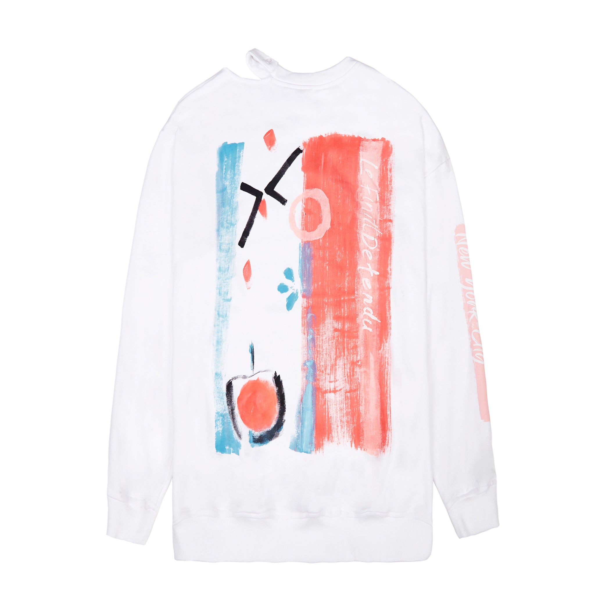 Le Fruit Defendu Betrayal Sweatshirt White