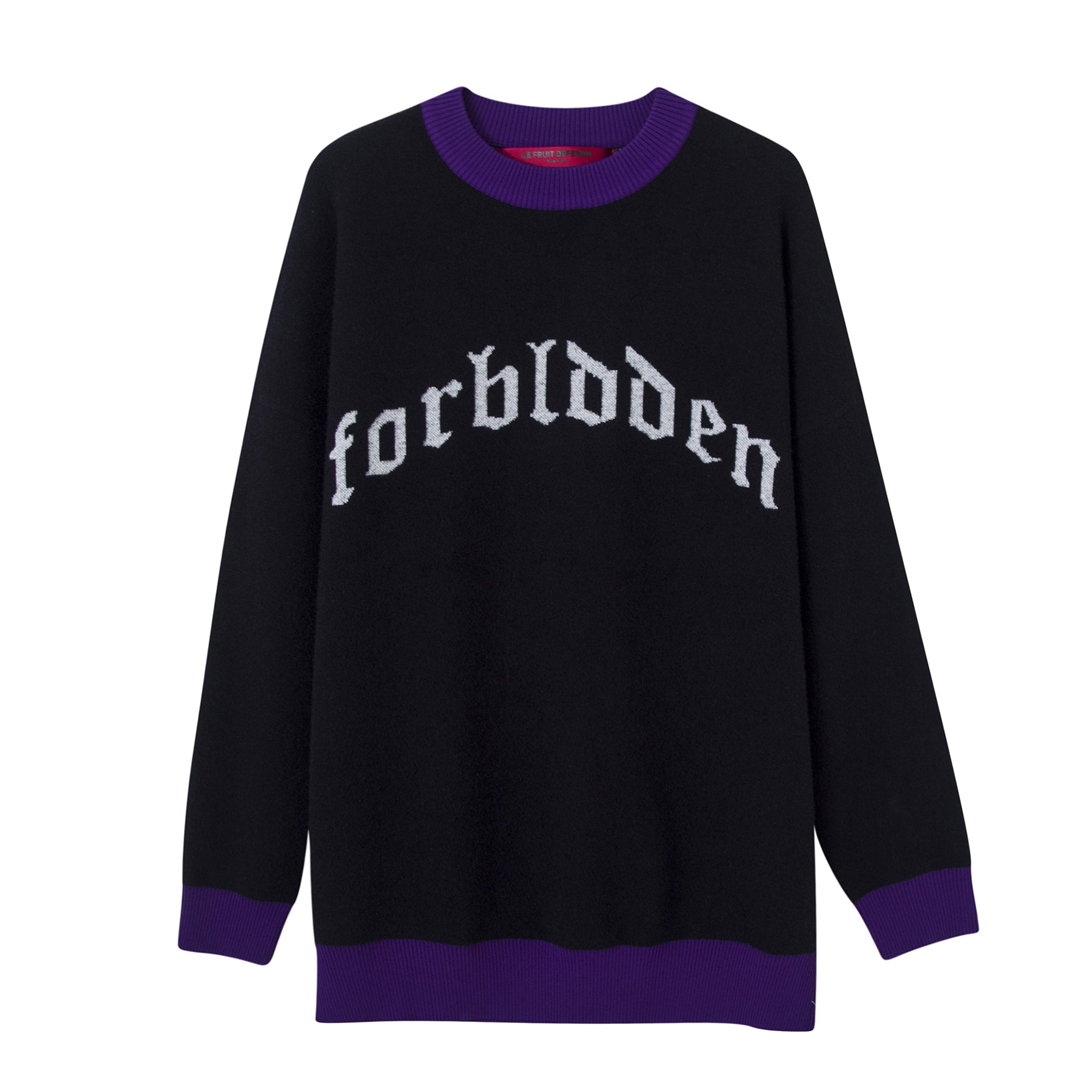 Load image into Gallery viewer, Forbidden Casual Boyfriend Sweater - Black