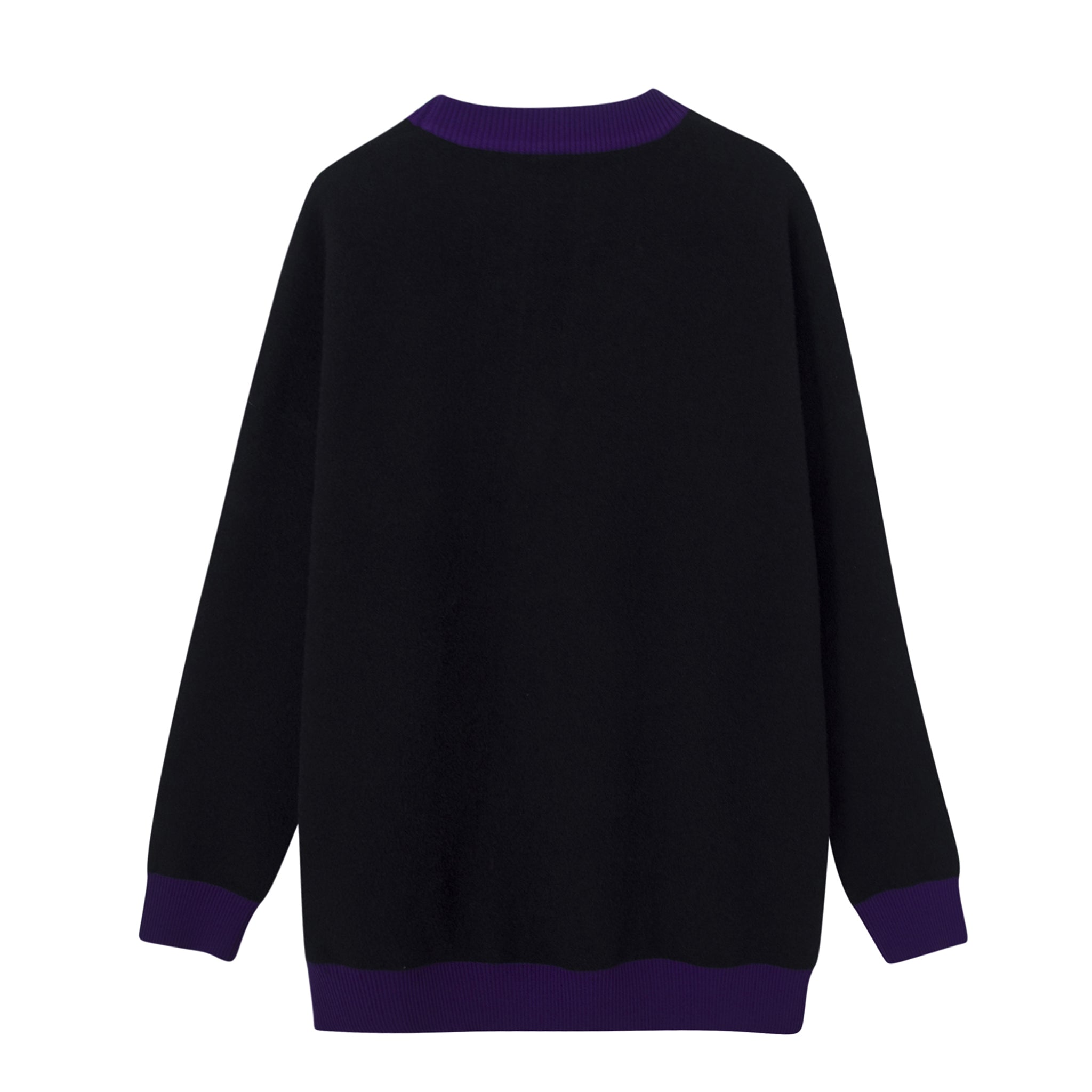 Forbidden Casual Boyfriend Sweater - Black