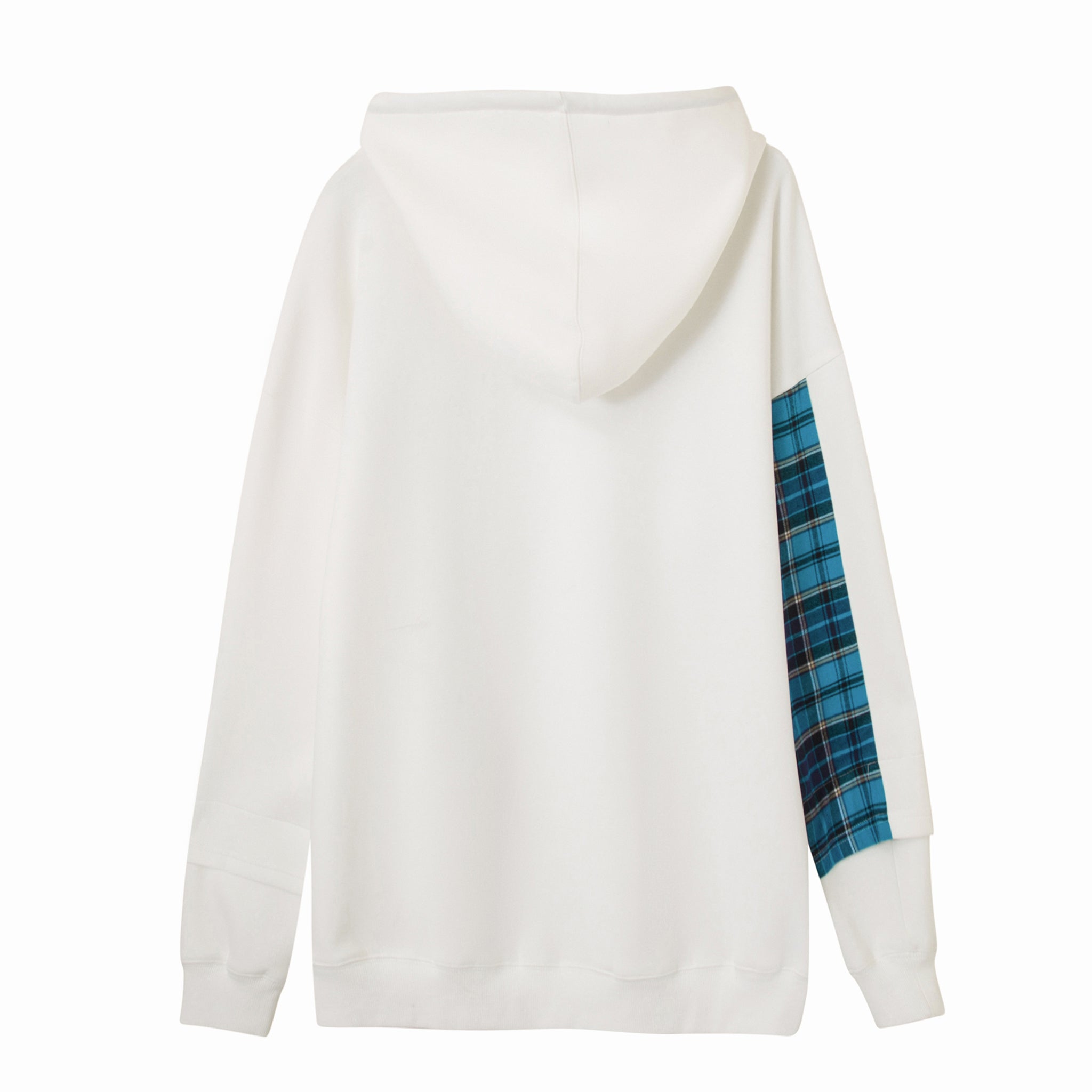 LFD Tartan Mix Hoodie - White