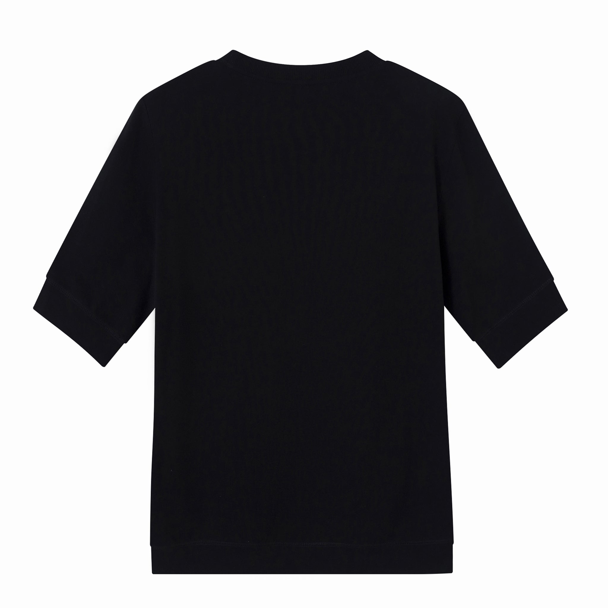 Demon/Chapai half sleeve sweatshirt - Black