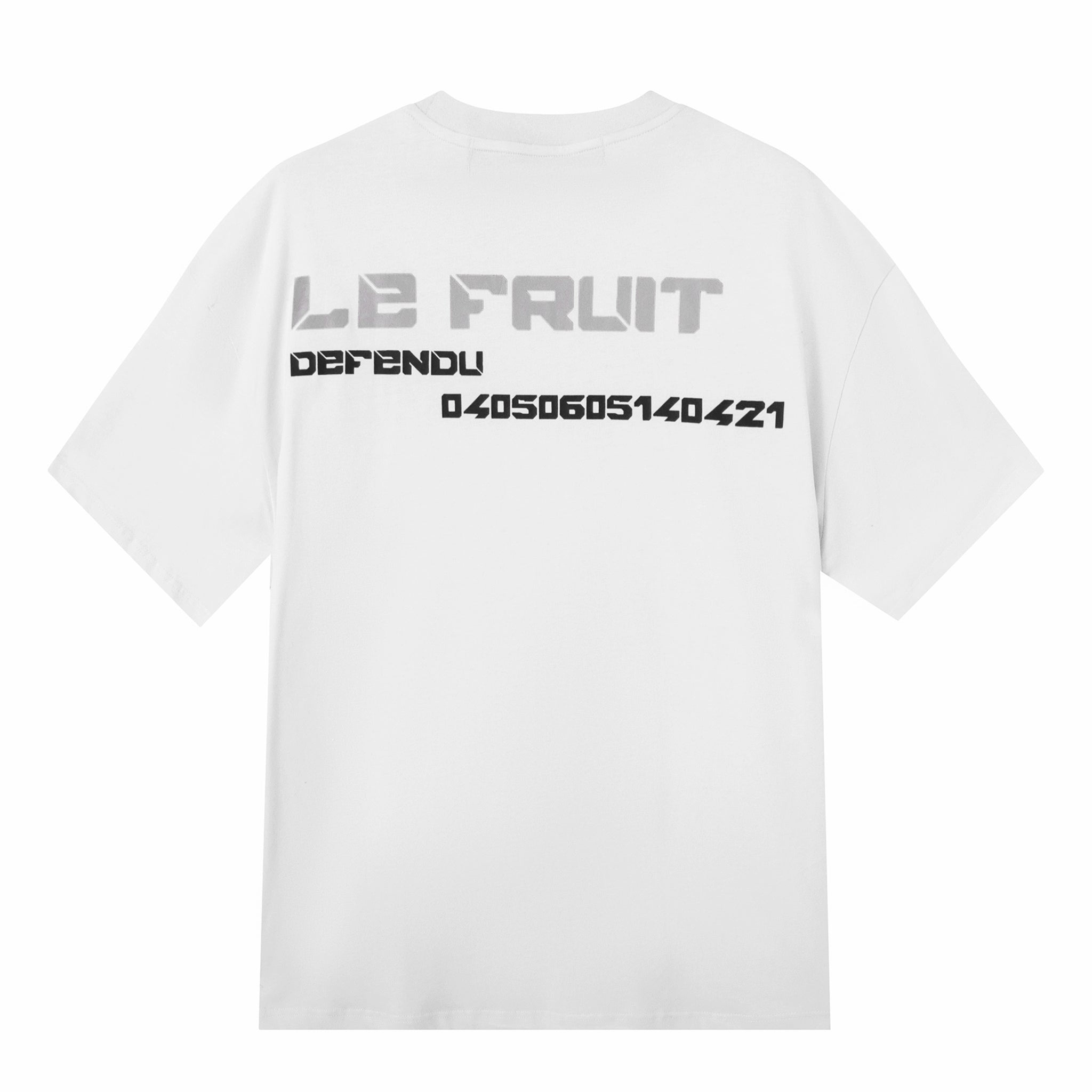 Load image into Gallery viewer, Betrayal – Le Fruit White Number T-Shirt