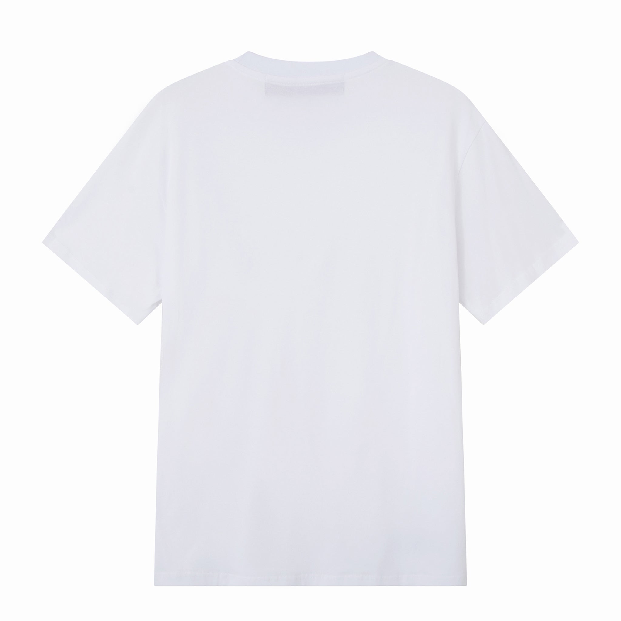 White Front Zip T-shirt